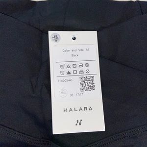 Black Crossover Leggings with Pockets